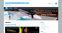 Desktop Screenshot of heavyrotationmusic.com